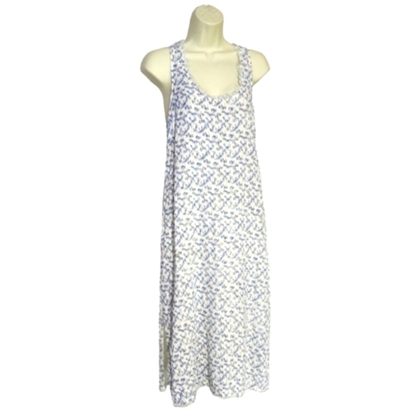 Lilla P Dresses & Skirts - Lilla P Dress Ikat 100% Cotton Sleeveless Midi Sundress White Size M